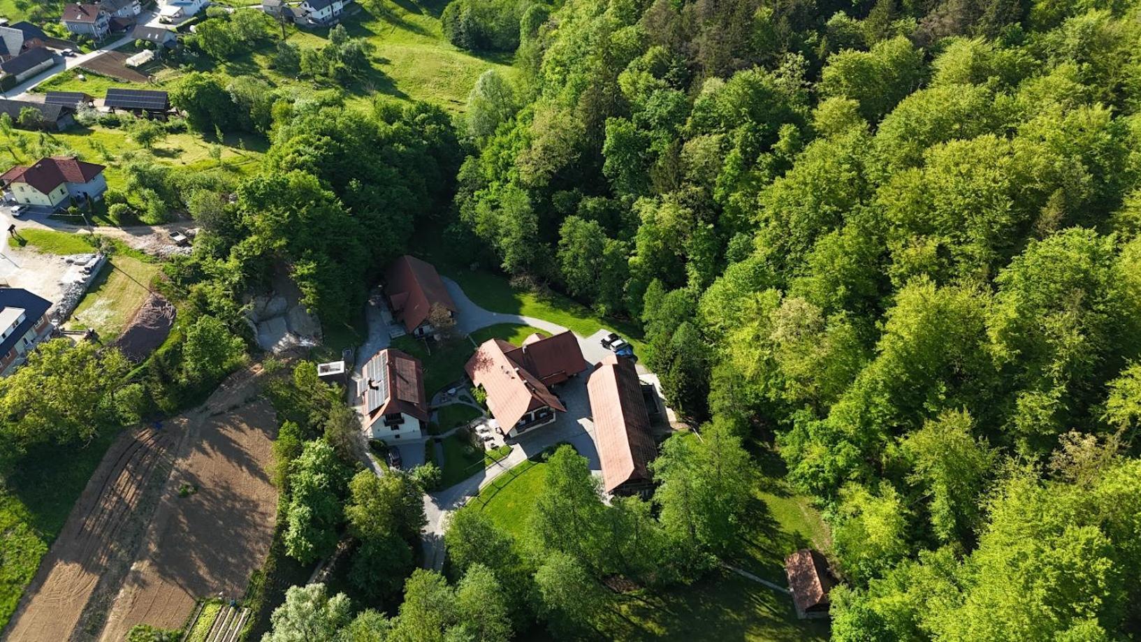 Domacija Seruga Countryside Hotel Novo Mesto Esterno foto